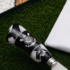 Faca Personalizada Corinthians com Cabo Premium Resinada + Gravação de Nome + Capa de Couro Exclusiva Brinde