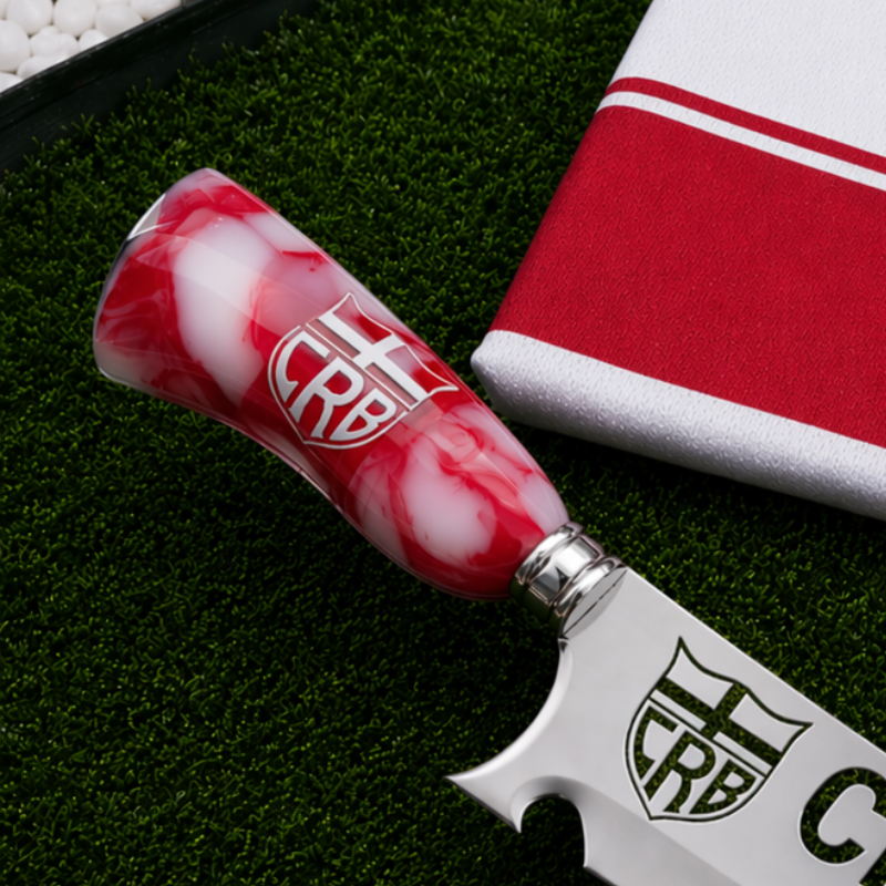Faca Personalizada CRB com Cabo Premium Resinada + Gravação de Nome + Capa de Couro Exclusiva Brinde
