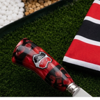 Faca Personalizada Santa Cruz com Cabo Premium Resinada + Gravação de Nome + Capa de Couro Exclusiva Brinde