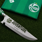 Faca Personalizada Juventude com Cabo Premium Resinada + Gravação de Nome + Capa de Couro Exclusiva Brinde