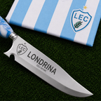 Faca Personalizada Londrina com Cabo Premium Resinada + Gravação de Nome + Capa de Couro Exclusiva Brinde