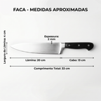 Faca Personalizada Grêmio com Cabo Premium Resinada + Gravação de Nome + Capa de Couro Exclusiva Brinde